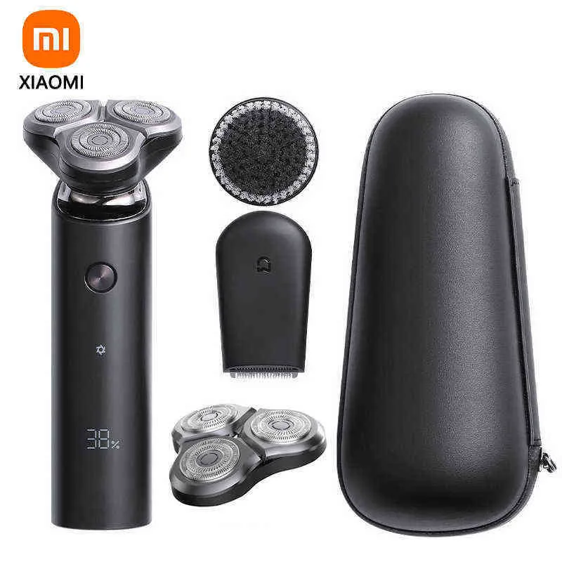 Mijia Electric Shaver Razor S500C S500 rakning av laddningsbar trimmer skägg trippelblad för mäns torr våt maskin 0314