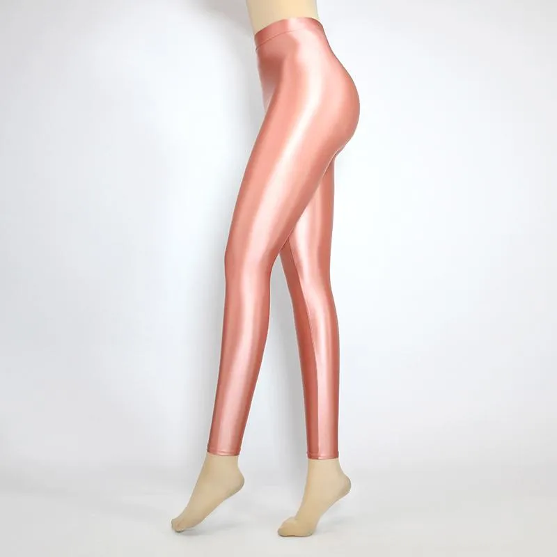XCKNY Womens Satin Glossy High Waist Yoga Maternity Leather Leggings Sexy  And Elastic Sport Pants & Capris For Fitness And Everyday Wear From  Qqinkeqing, $25.31