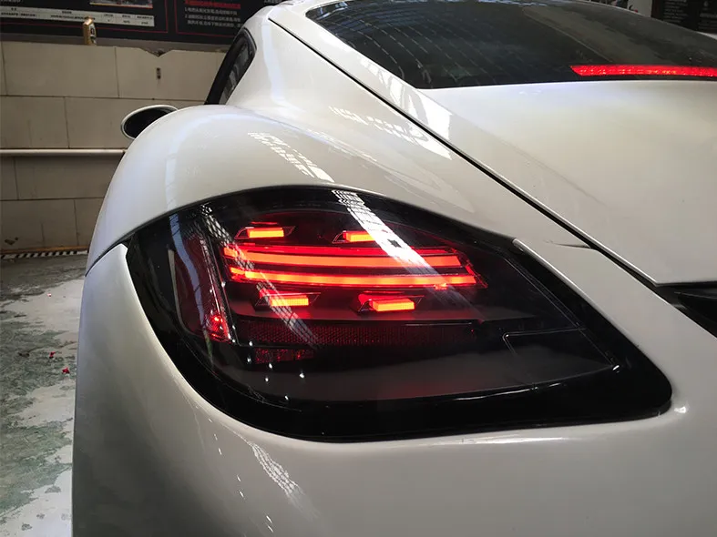 ポルシェケイマン987 Taillights Assembly 2009 2012 Boxter DRL Turn 