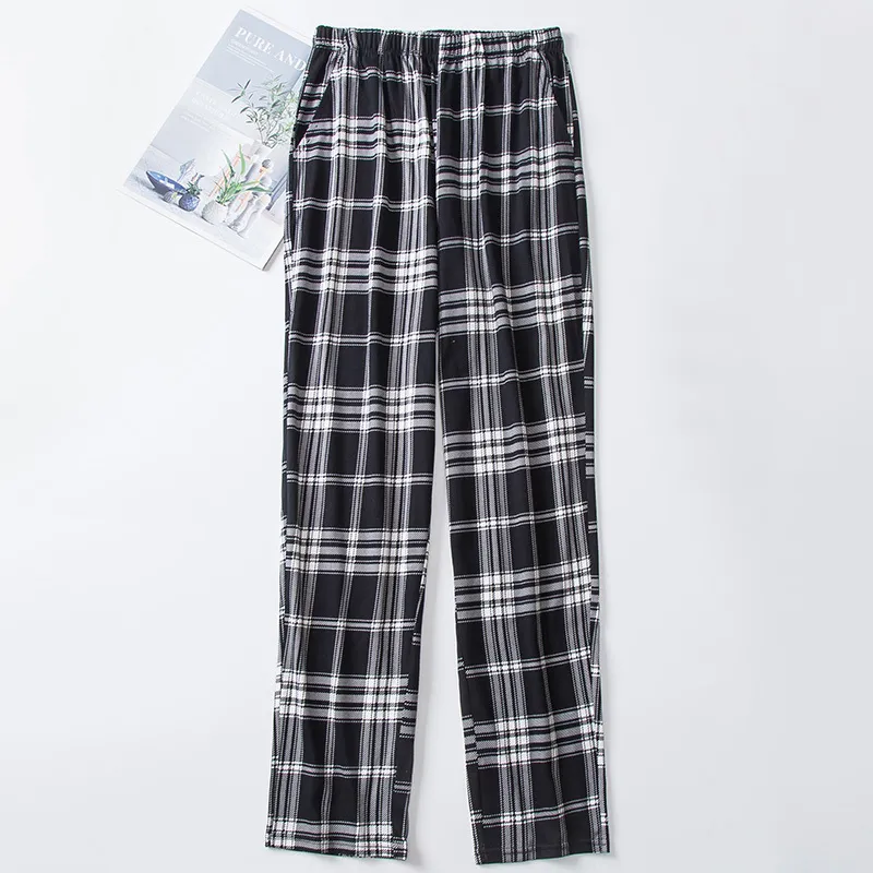 Mens 100% Cotton Knit Sleep Pants