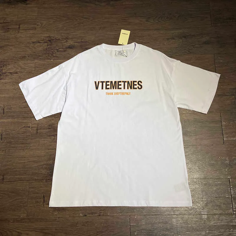 【関税込み】VETEMENTS VTM' T-SHIRT DHgate.com:Vetements VTM Oversized O-Neck Short-Sleeve