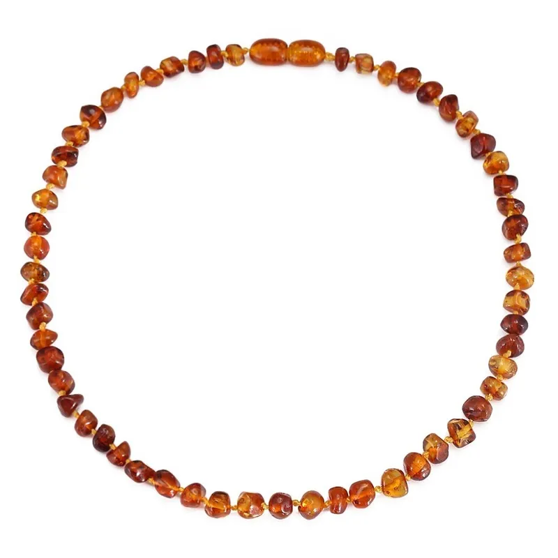 Baltic Amber Teething Necklace for Baby Simple Package 7 Sizes 10 Colors Lab Tested 220722