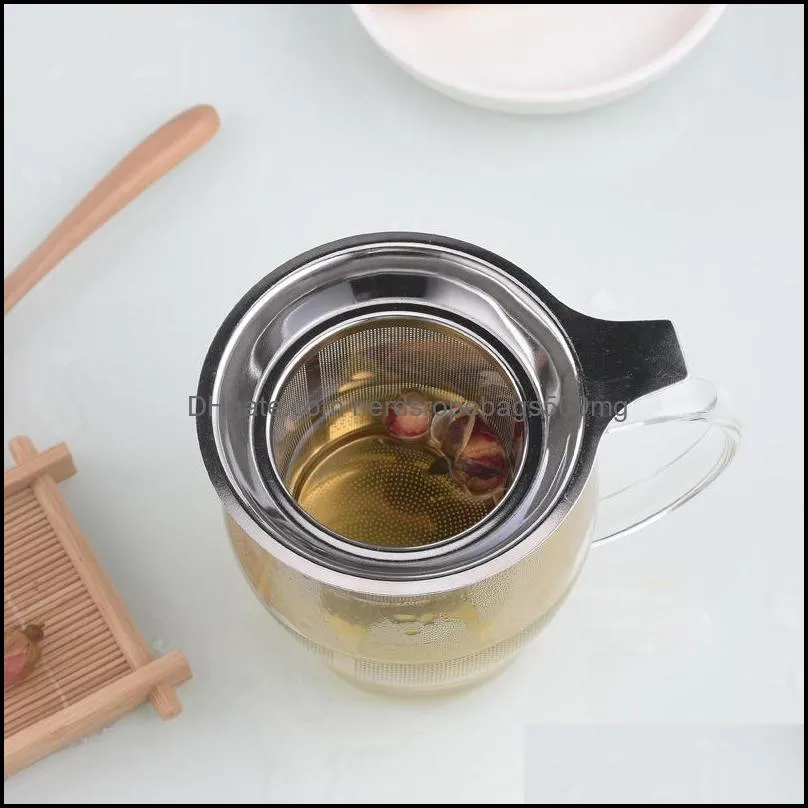 Stainless Steel Mesh Tea Tools Infuser Good Grade Reusable Strainer Loose Leaf Filter Metal Teas Strainers Herbal Spice Filters 6 L2