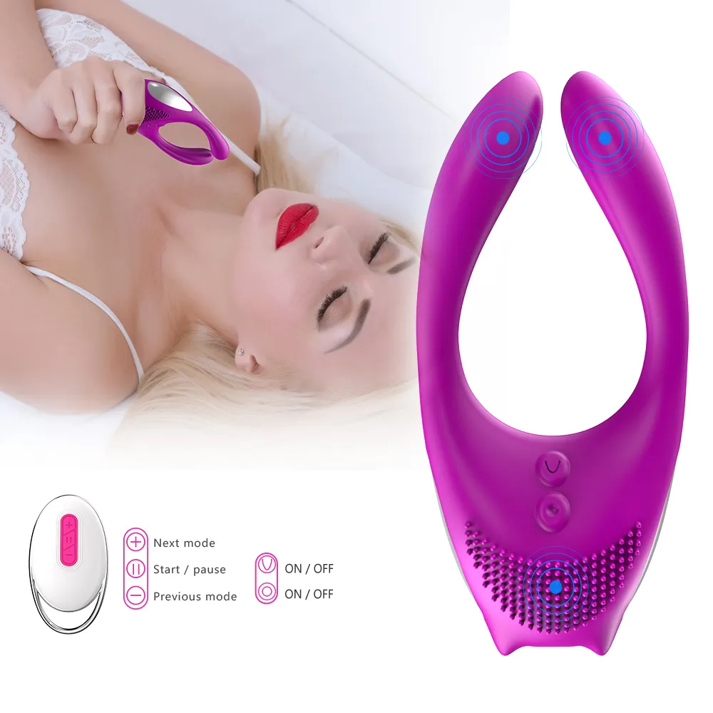 Sexiga leksaker för kvinna trippelchock vibrator tre motorer g-spot klitoris stimulator kvinnlig onanator man massager vuxen och