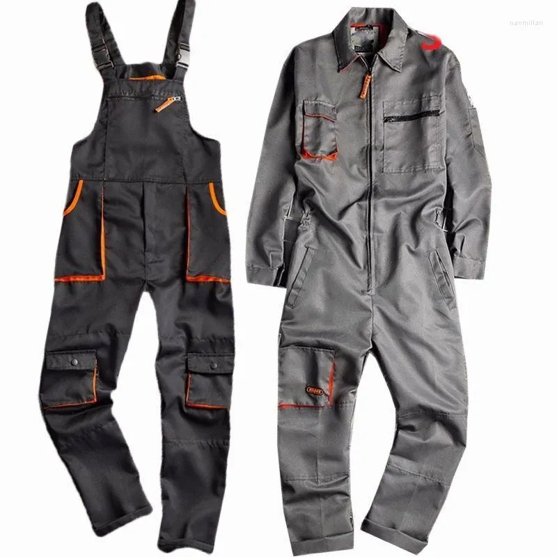 Herenbroeken Grote maat Mouwloze Bib Beschermende Overall Riem Jumpsuits Met Zakken Uniformen 5XLOveralls Vrijetijdswerkkleding Heren Naom2