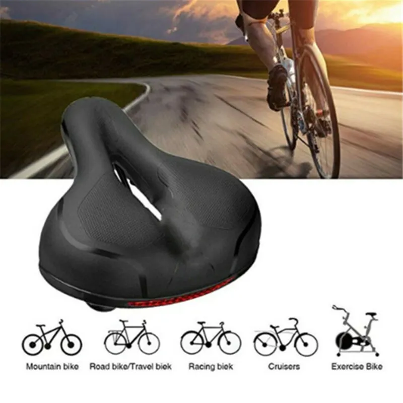 Bicycle Saddle Cushion Men Women Comfort Memory Foam Wide Bicycle Seat Waterproof Replacement Universal for Mountain/Road/Exercise Bikes ZXCTB0001