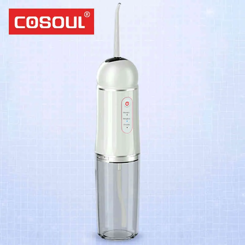 Professionnel Portable Oral Irrigator Dents Dentaires Eau Flosser bucal dent Cleaner waterpulse 230 ML Jet Floss 4 220510