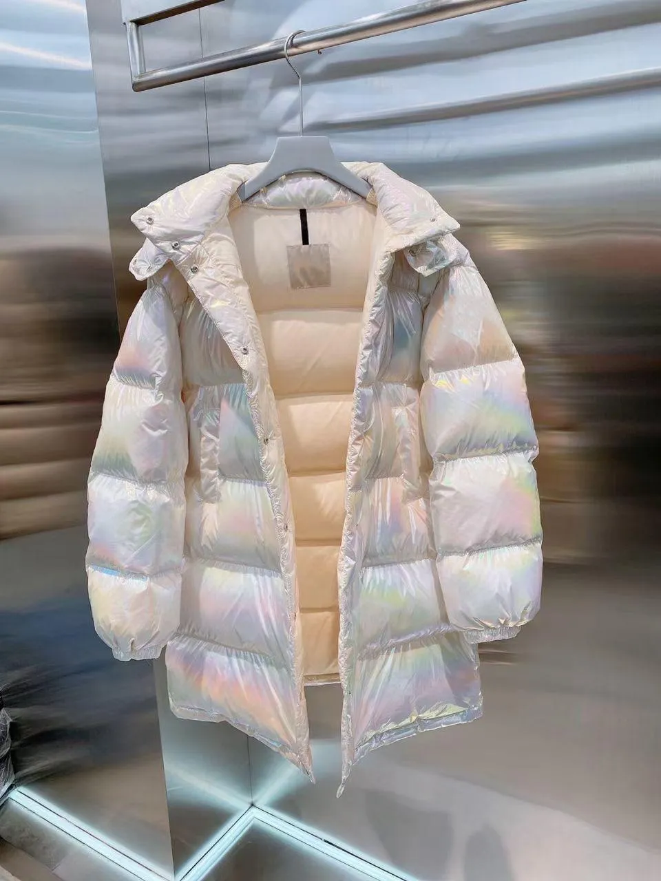 França marca feminina jaquetas de inverno designer puffer jaqueta bordado carta crachá com capuz parkas outerwear casacos