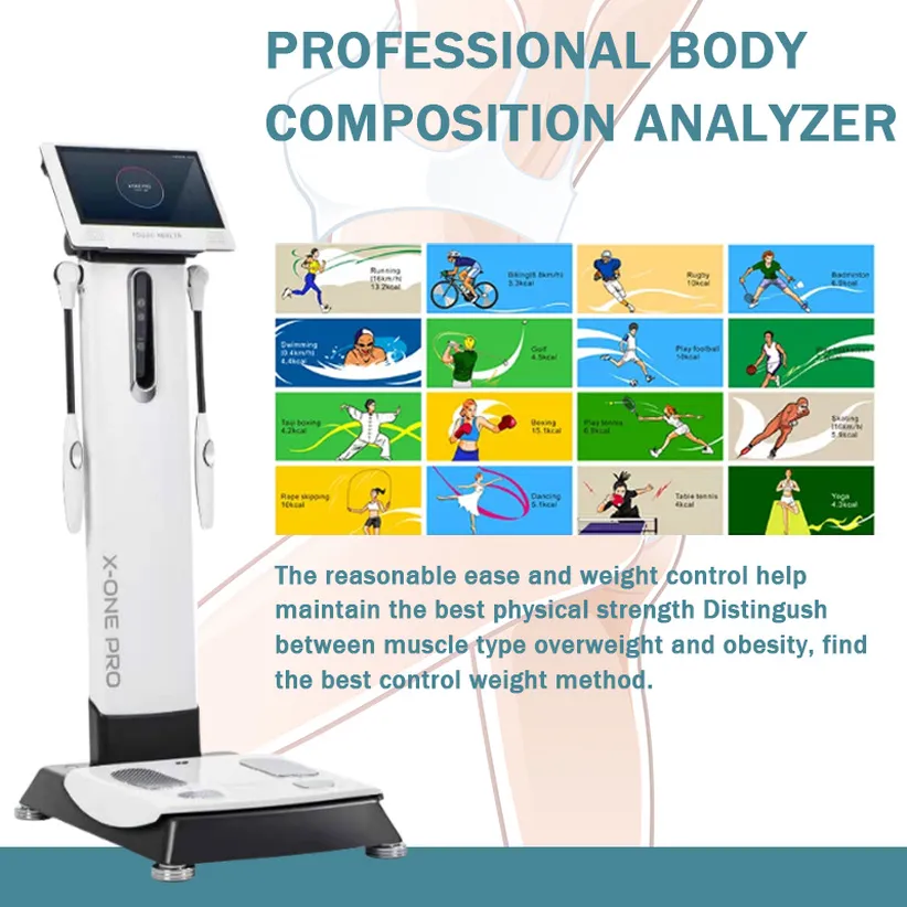 2022 Newest Arrival Measures Body Composition Mass Index Analyzer Wireless Multi Frequency