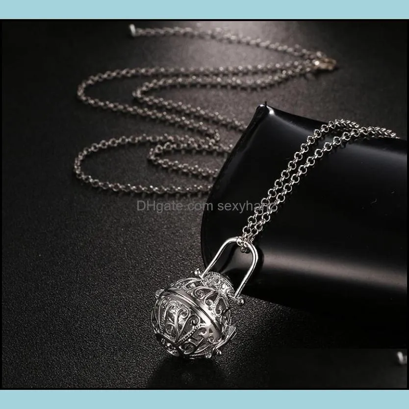 HOT Sale Aromatherapy Diffuser Necklaces Essential Oils Diffuser Necklace Fashion New Locket Pendants Necklace 5 Colors Free SHip