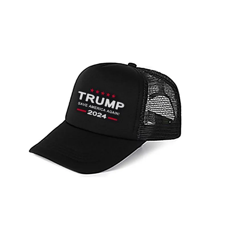 2024 Trump Baseball Hat Presidential Election Party Hats Caps Save America Again Mesh Cotton Cap