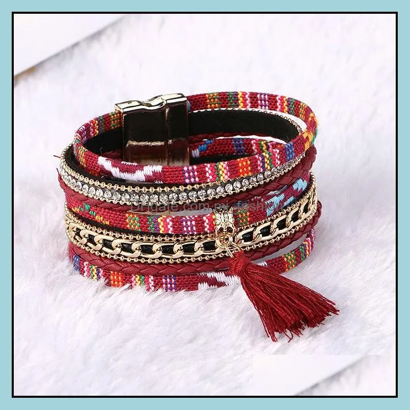 charms bracelets various fashion styles bangles friendship jewelry gift items magnetic leather bracelet