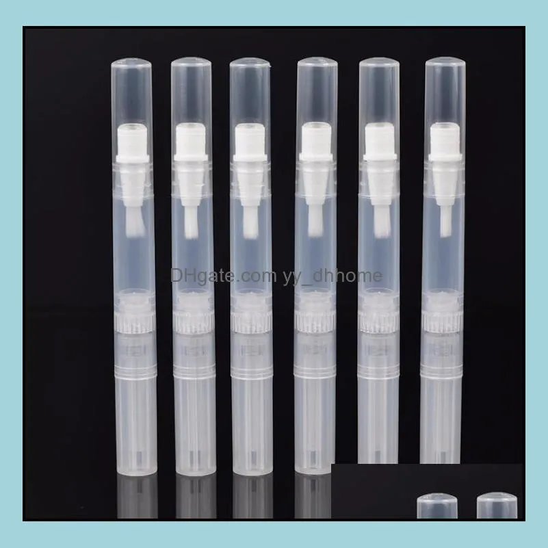 Packing Bottles Office School Business Industrial L 5Ml Empty Twist Pen With Brush Travel Portable Tube Nai Dh9Pj