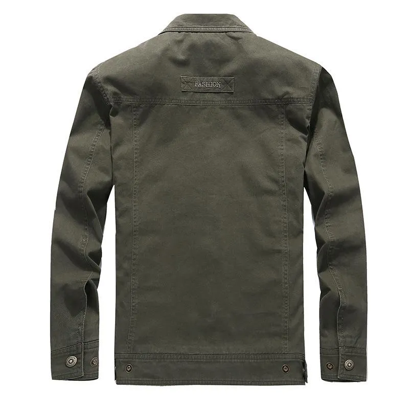 Chaquetas Para Hombre Primavera Otoño Chaqueta Militar Hombres Algodón  Casual Multi Bolsillo Bordado De Letras Vuelo Bombardero Lavado Abrigo  Hombre Tamaño 6XLMens De 36,21 €