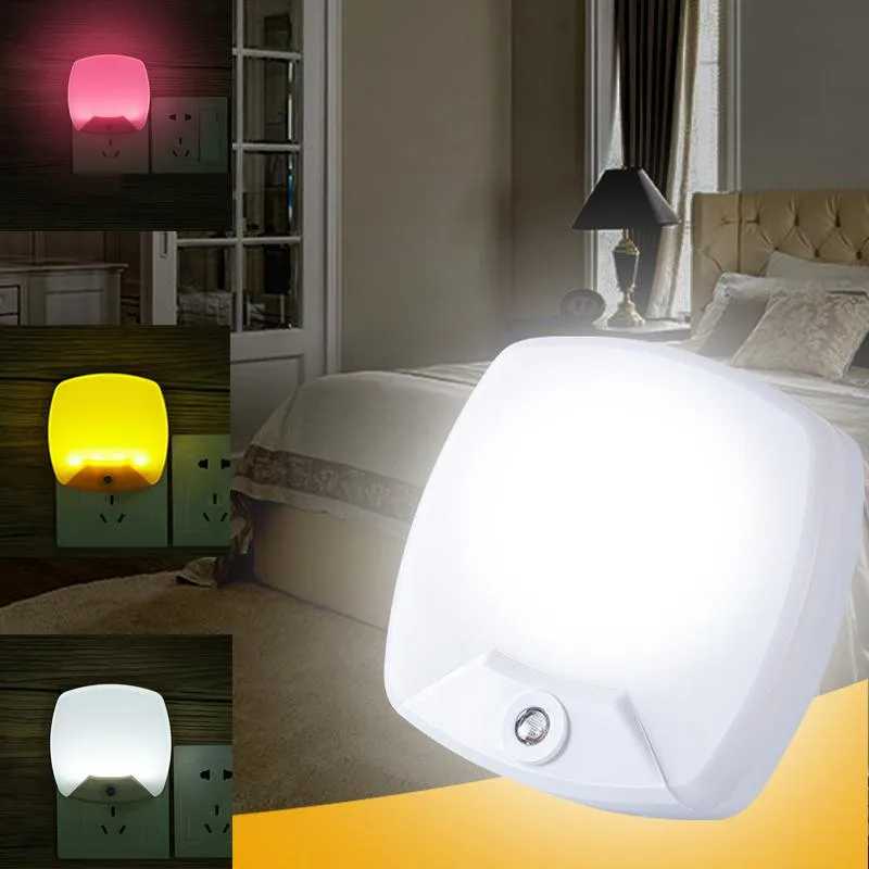 Luces nocturnas, luz de alimentación, Sensor Led inteligente, Control, lámpara de bebé, Luminaria de pared para dormitorio, habitación de bebé, decoración del hogar, noche