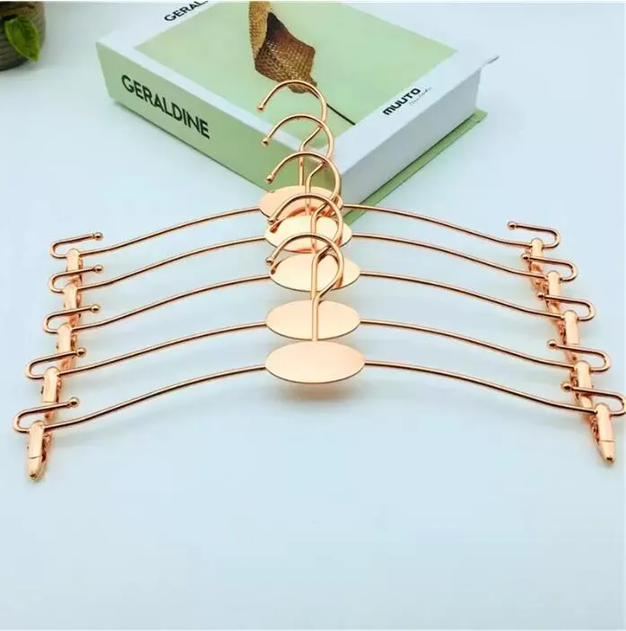 Niet-slip ondergoed rek metalen hanger rosé goudkledingwinkel beha clips mode prachtige bardian creatieve nieuwe stijl c051601