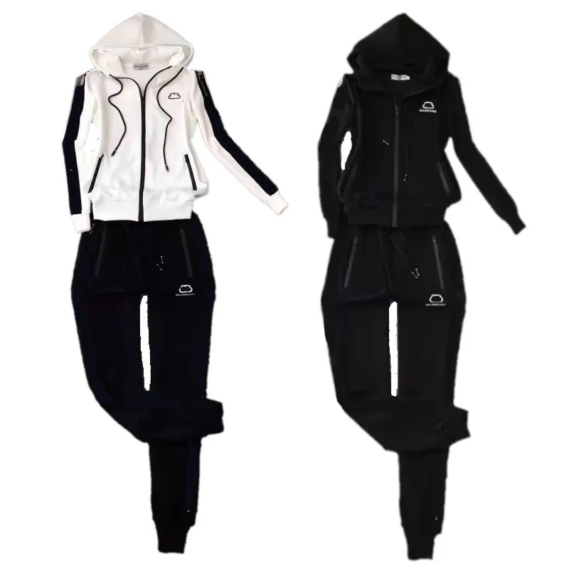 Damen-Trainingsanzüge, zweiteilige Hosen, modische Freizeit-Sport-Trainingsanzüge, Designer-Anzüge, Jacke und Hosenanzug, Freizeit-Sets für Mädchen