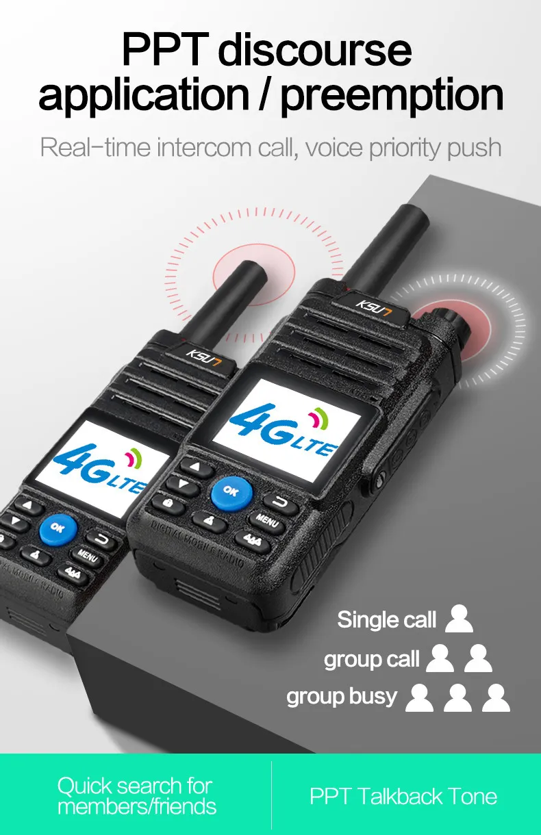 SIMカード、青い歯、50km+トークレンジ、IP65防水、パワフルな