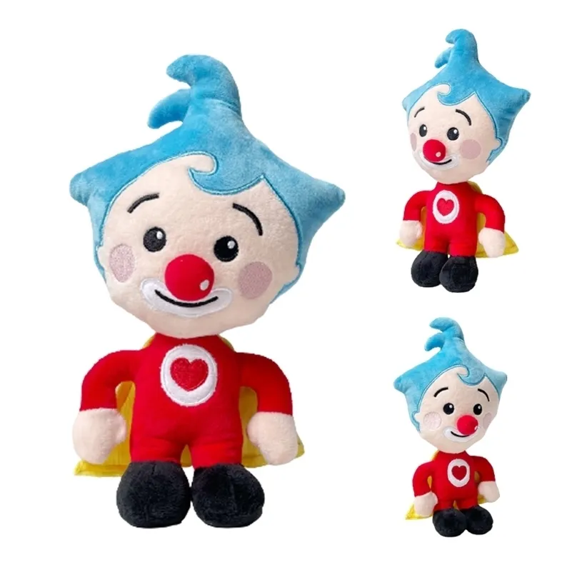 Plim Kawaii Cartoon Anime fylld S Doll Soft Clown Plush Toy Birthday Present till barnbarn 220629