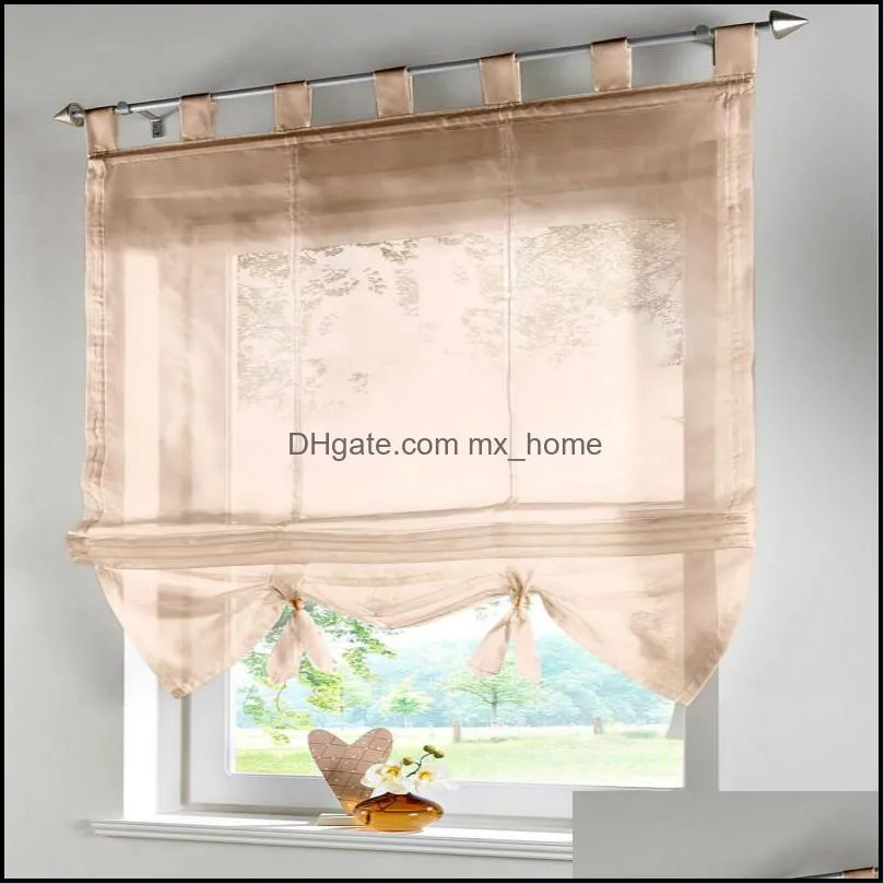 2pcs finished products roman blinds can lift balcony curtains for the kitchen,cafe,window curtains for home decoration