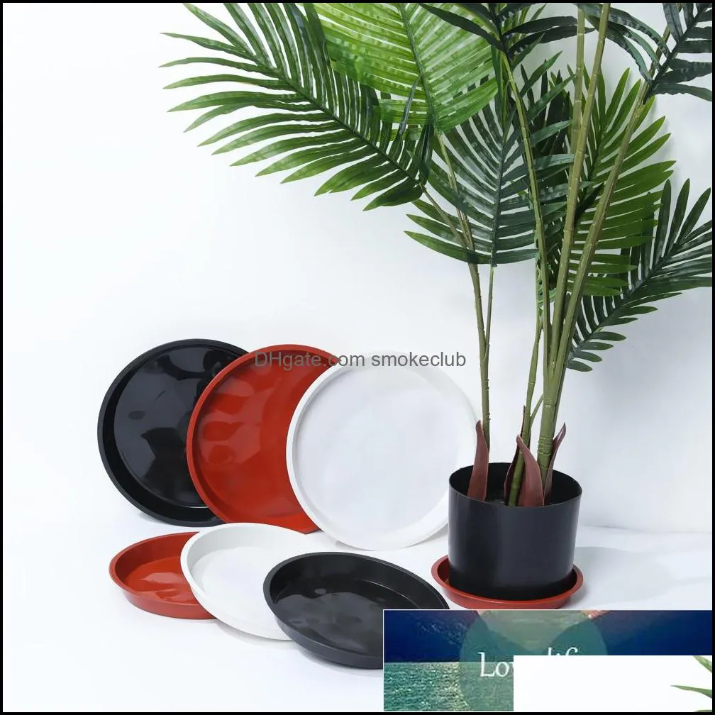 3Pcs Plastic Durable Plant Saucer Drip Trays Round Heavy Duty Flower Pot Plastic Tray Saucers Indoor Outdoor Garden Supplies Factory price expert design