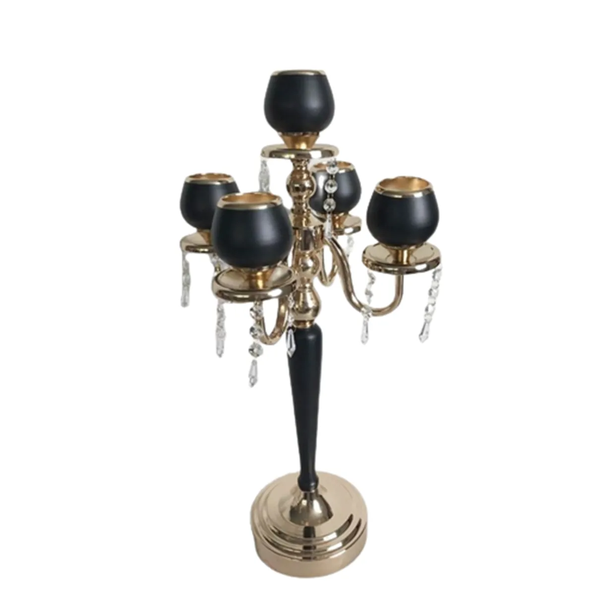 decoration Metal Candelabras 80 CM Height 8 Arms Candle Holders Luxury Wedding Table Centerpiece Candlesticks Home Decoration imake224