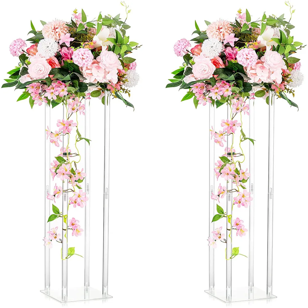 Vaso Per Fiori In Vetro, Centrotavola In Vetro Spesso Decorazioni Moderne Per La Casa Composizioni Floreali Trasparenti 90310832