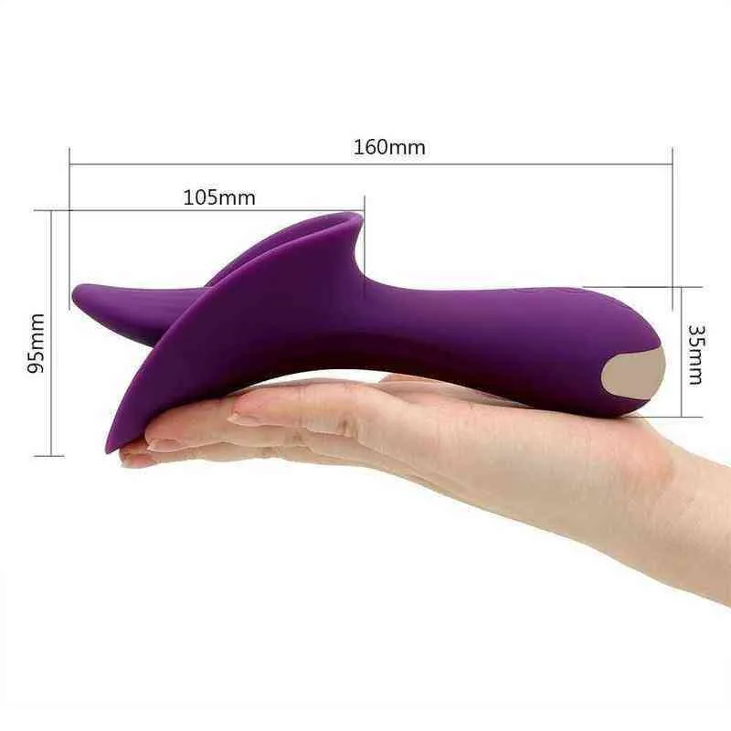 Ikoky NXY Vibrators Tongue Vibrator Oral Sex Massager 10 Mode Clitoris Stimulator Silicone Female Masturbator_voghion.com