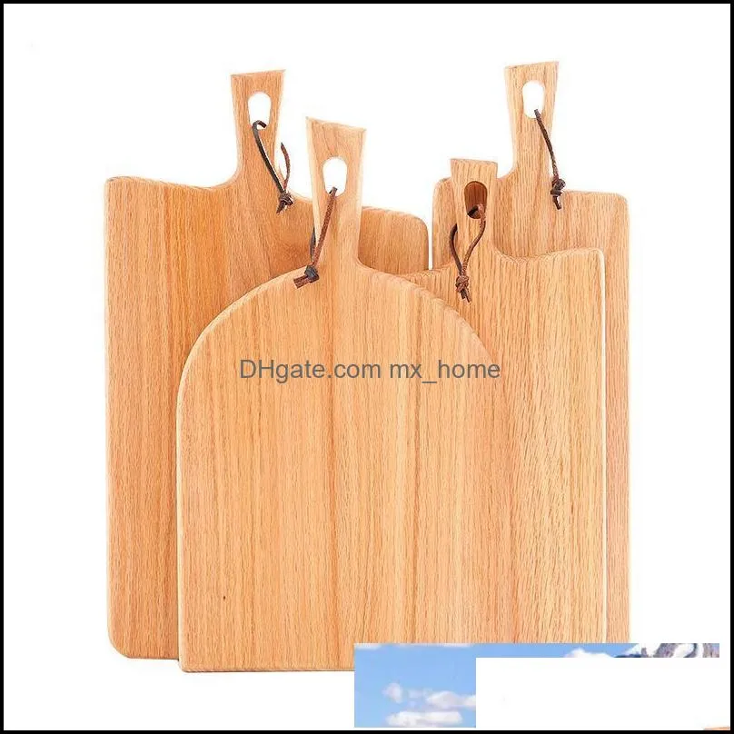 Squre Kitchen Chopping Block Wood Home Cutting Board Cake Sushi Plate Serving Trays Bread Dish Fruit Plate Sushi Tray Steak Tray DBC