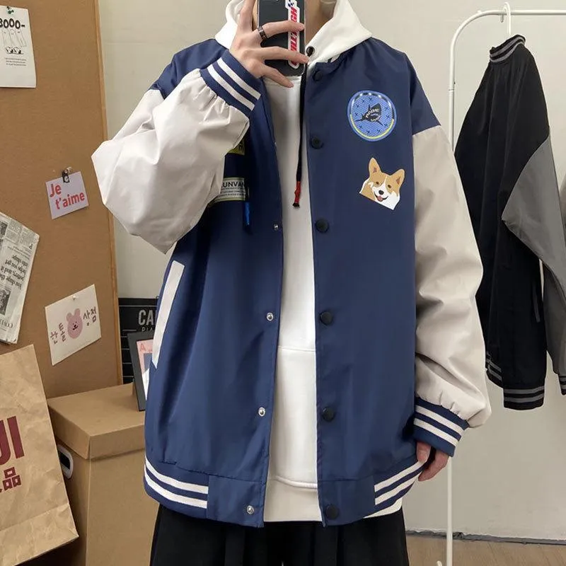 Herrenjacken Herrenjacke Herbst Sweatshirt Mantel Mann Baseball College Spliced Korean Street Hip HopMen's