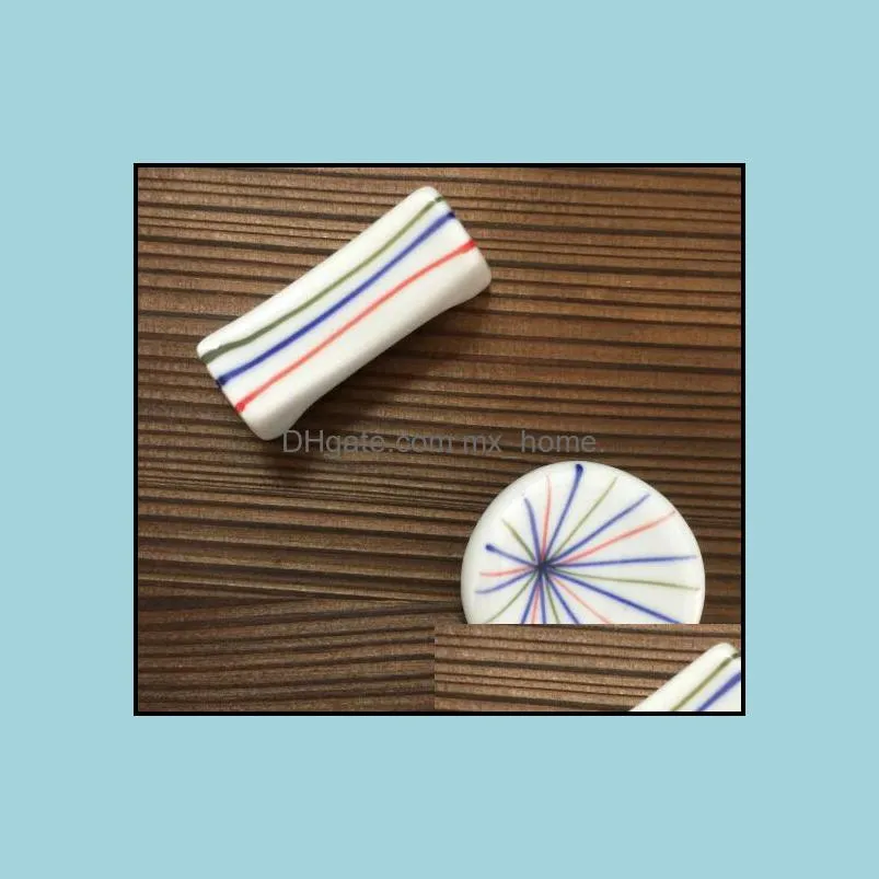 Japanese ceramic chopstick holder creative chopstick holder simple hotel restaurant chopstick holder