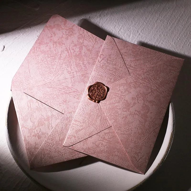 Gift Wrap Classical Retro Window Envelopes Western Wedding Party Invitation Envelope Greeting Cards EnvelopesGift
