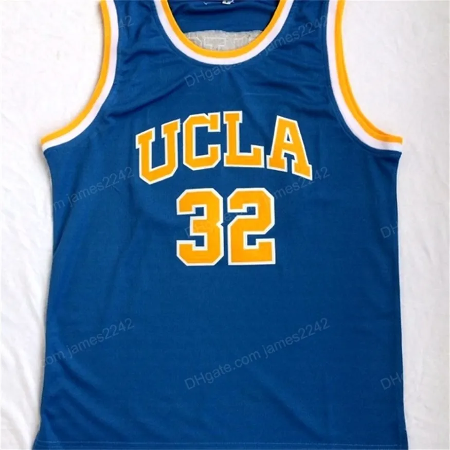 Nikivip Men UCLA Bruins College Jerseys Bill 32 Walton Kareem Basketball Jersey 100% Stitched Blue Sport High Quality