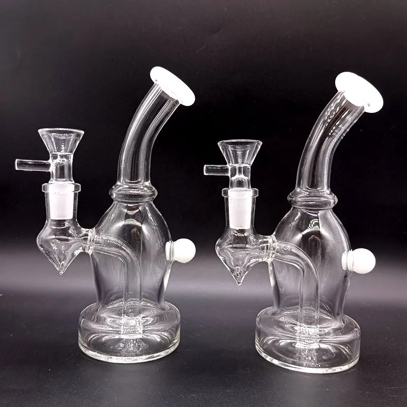 5.5 Inch Mini Glass Bong Hookahs Oil Dab Rigs Inline Perc 5mm Thick Hookahs 14mm Female Joint Bongs Water Pipe