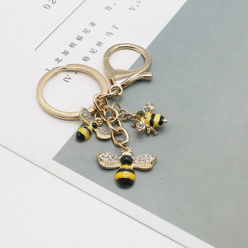 3 Симпатичные Lnsect Little Wasp Bulchains, Metal Bee Lobster Chain Cchkins, любимые пчелы, подарки для LadiesInsect