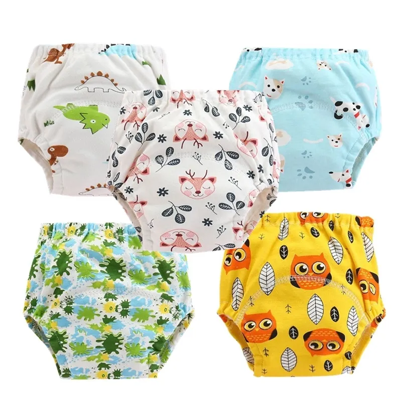 Baby luiers herbruikbare luiers doek luier wasbare baby's kinderen baby katoen training broek slipje luier 220720