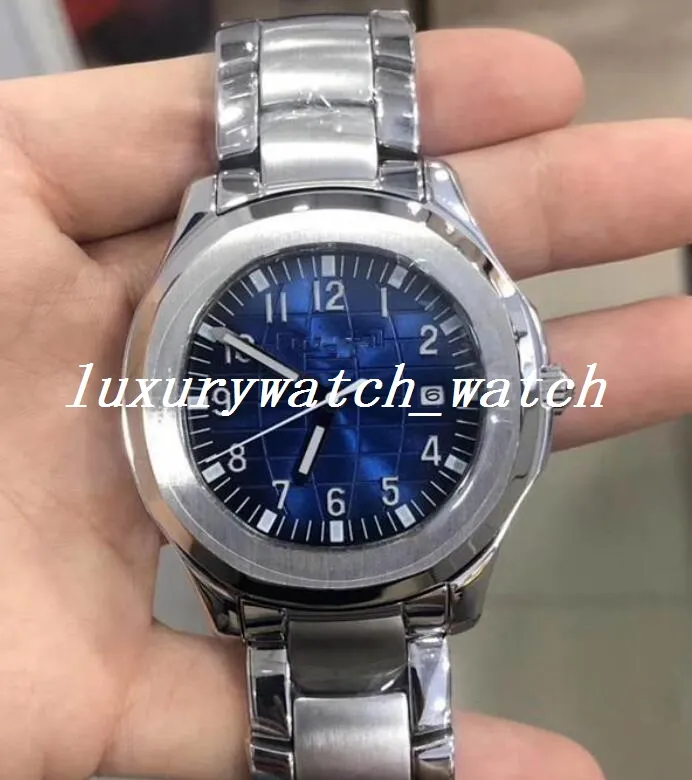 Luxury Watch New Top Sell 42mm Automatic Movement Black Blue Green White Dial Watch Mens Mechanical Stainless Steel Fashion Watche248T