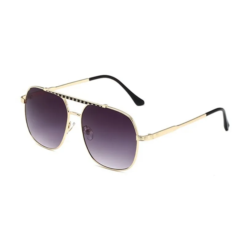 Oversized Metal Frame Sunglasses: Premium UV Protection  display picture 1
