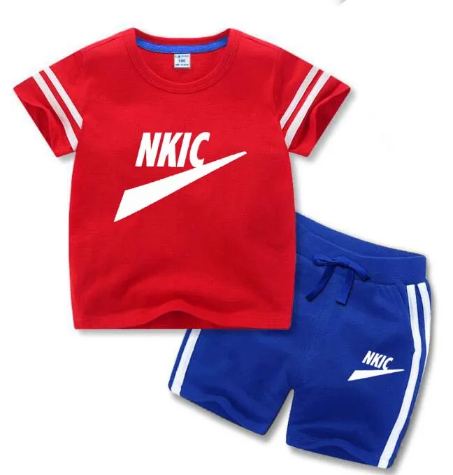 Sommer Baby Mädchen Kleidung Set Kinder Jungen Mode Casual T-shirt Shorts 2-stück Kleinkind Kleidung Kinder Kleidung Baby Sportbekleidung