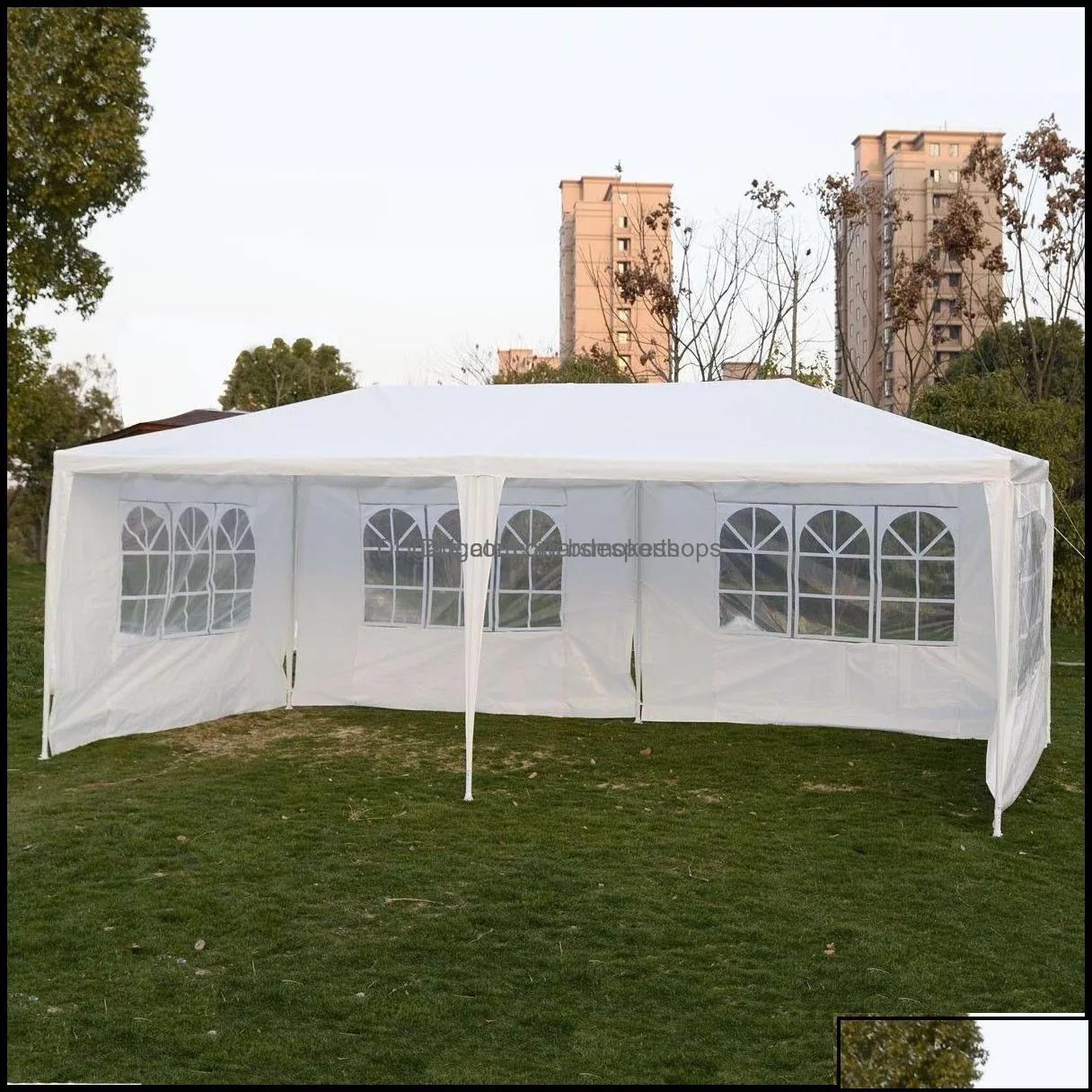 Shade Garden Buildings Patio Lawn & Home Outdoor 3x9M Canopy Party Wedding Tent Gazebo Pavilion Cater Events Sidewall Drop Delivery