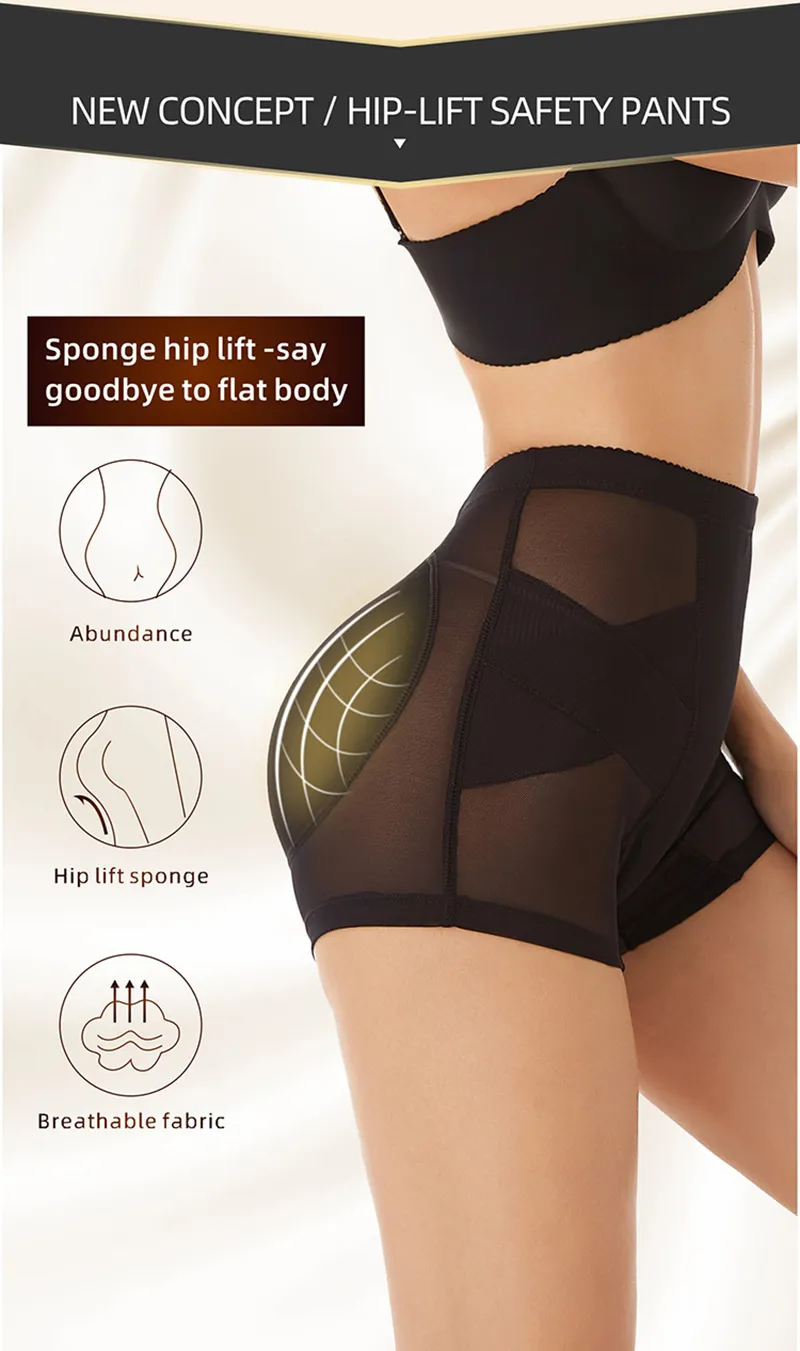 Calcinha De Elevação De Bunda Shapewear Booty Lift Mulher Sem Costura Do  Quadril Acolchoado Roupa Íntima Shaper De $147,23 | DHgate, image size:800x1351