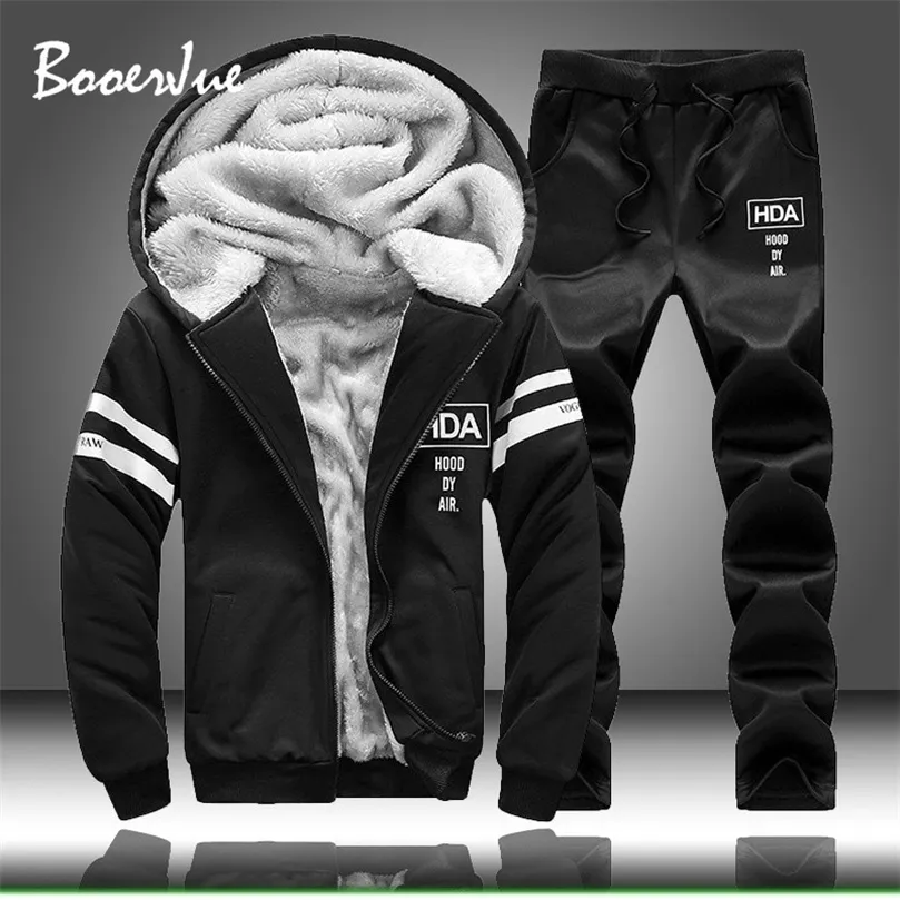 Survêtement Homme Hiver Complet - Sweat à Capuche Et Pantalon Jogging, Tissu Chaud Et Respirant - 10