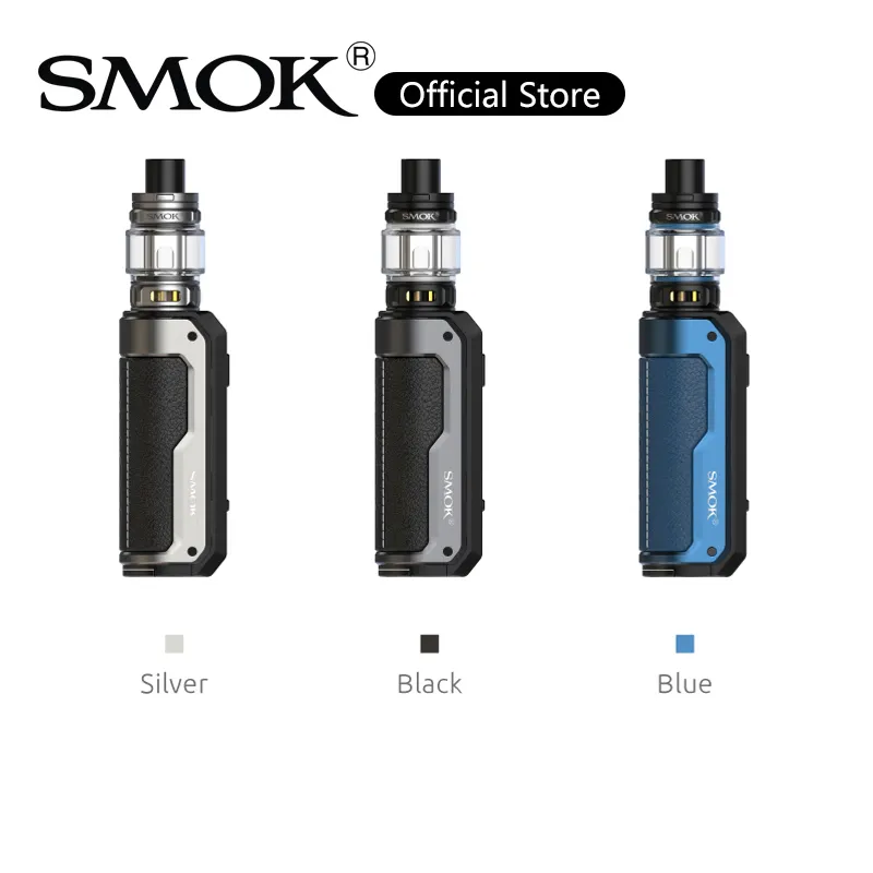 Smok Fortis Kit 80W Vape Mod with 6.5ml TFV18 Mini Tank 0.96 Inch TFT Color Screen Top Filling Vapor System 100% Authentic