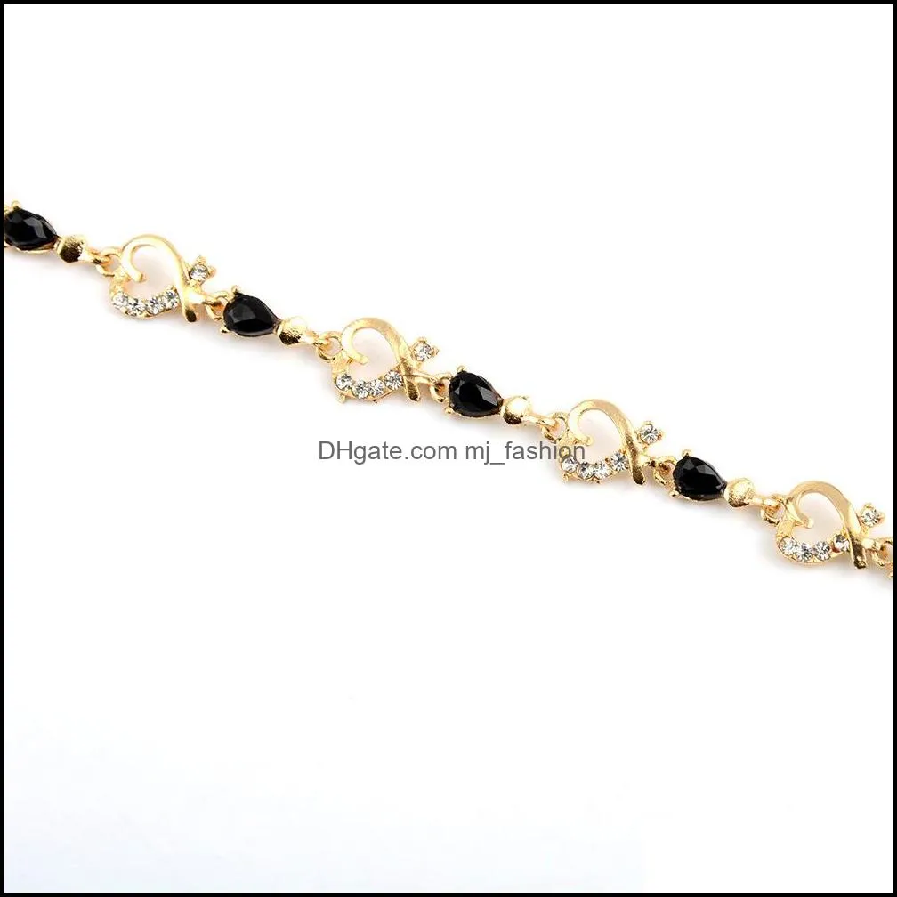 crystal bracelet charm bracelets & accessories romantic sweet flower bracelet