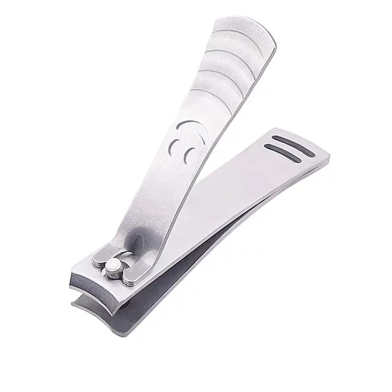 12pcs/lot stainless nail clippers 스마일 페이스 프로세스 페디큐어 케어 손가락 절단 트리머 도구 발톱 발톱 가위 Nippers Plier