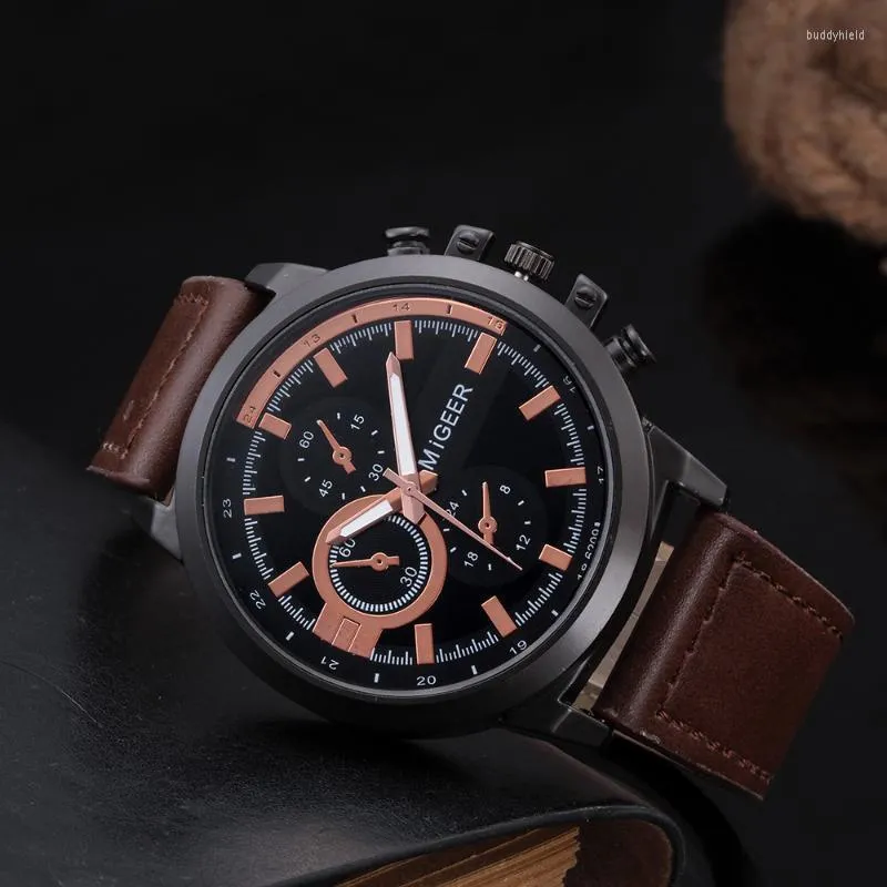 Orologi da polso 2022 Orologio di lusso da uomo Cintura al quarzo Ginevra Blast Moda Tempo libero Affari Articoli sfusi all'ingrosso