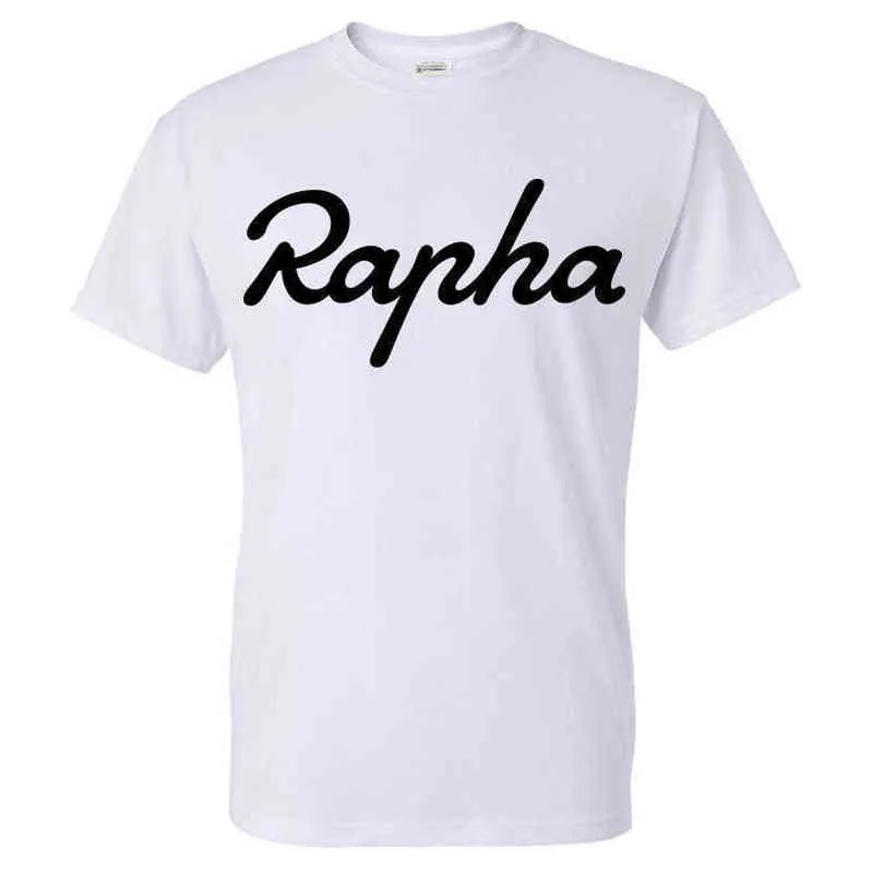 2020 الصيف موضة بلون مضحك نمط Rapha طباعة الشارع الشهير الرجال النساء الرياضة قميص قطني غير رسمي H220812