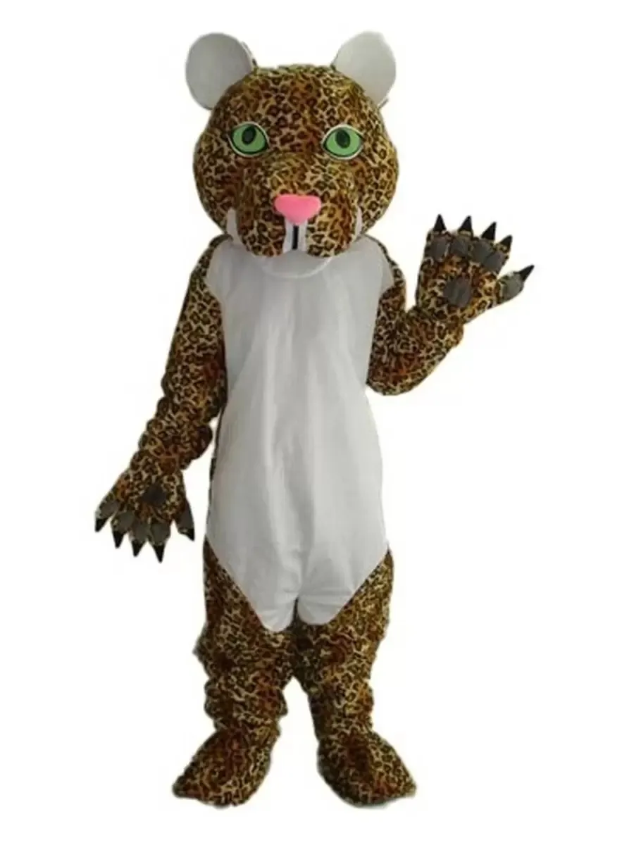 2022 Costumi della mascotte leopardo di alta qualità Vestito da festa operato da Halloween Personaggio dei cartoni animati Carnevale Natale Pasqua Pubblicità Costume da festa di compleanno