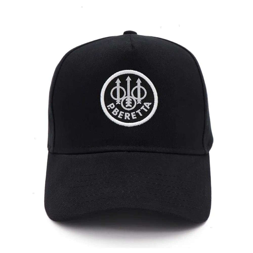 Fan wojskowy beretta pistolet logo czapka bawełna tata kapelusz na zewnątrz taktyki baseballowe baseball czapki moda druk unisex snapback kość