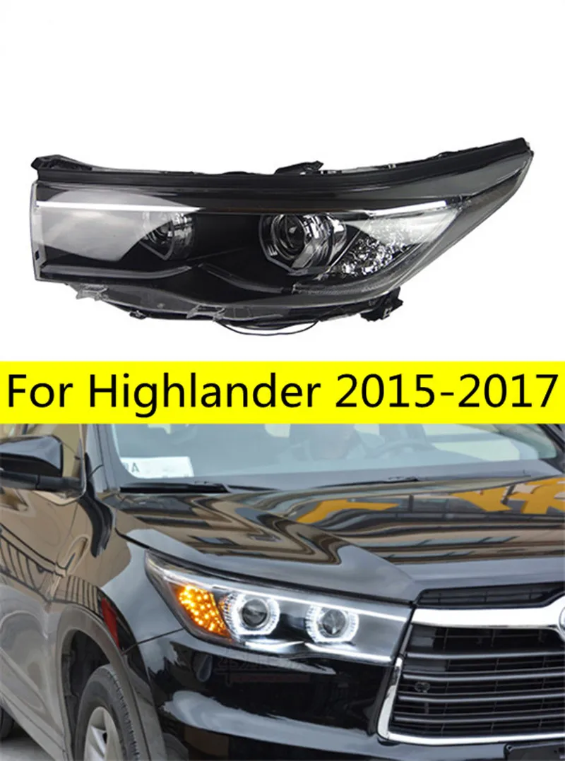 Phares Automobiles pour Toyota Highlander phare 20 15-20 17 Eagle Eye nouveaux accessoires de lampe avant Kluger